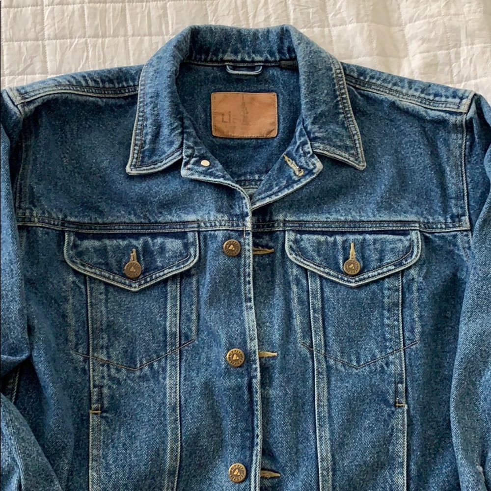 Vintage Dark Wash Denim Jacket